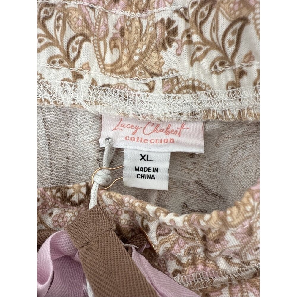 Lacey Chabert Double Drawstring Printed Pants Siz… - image 6